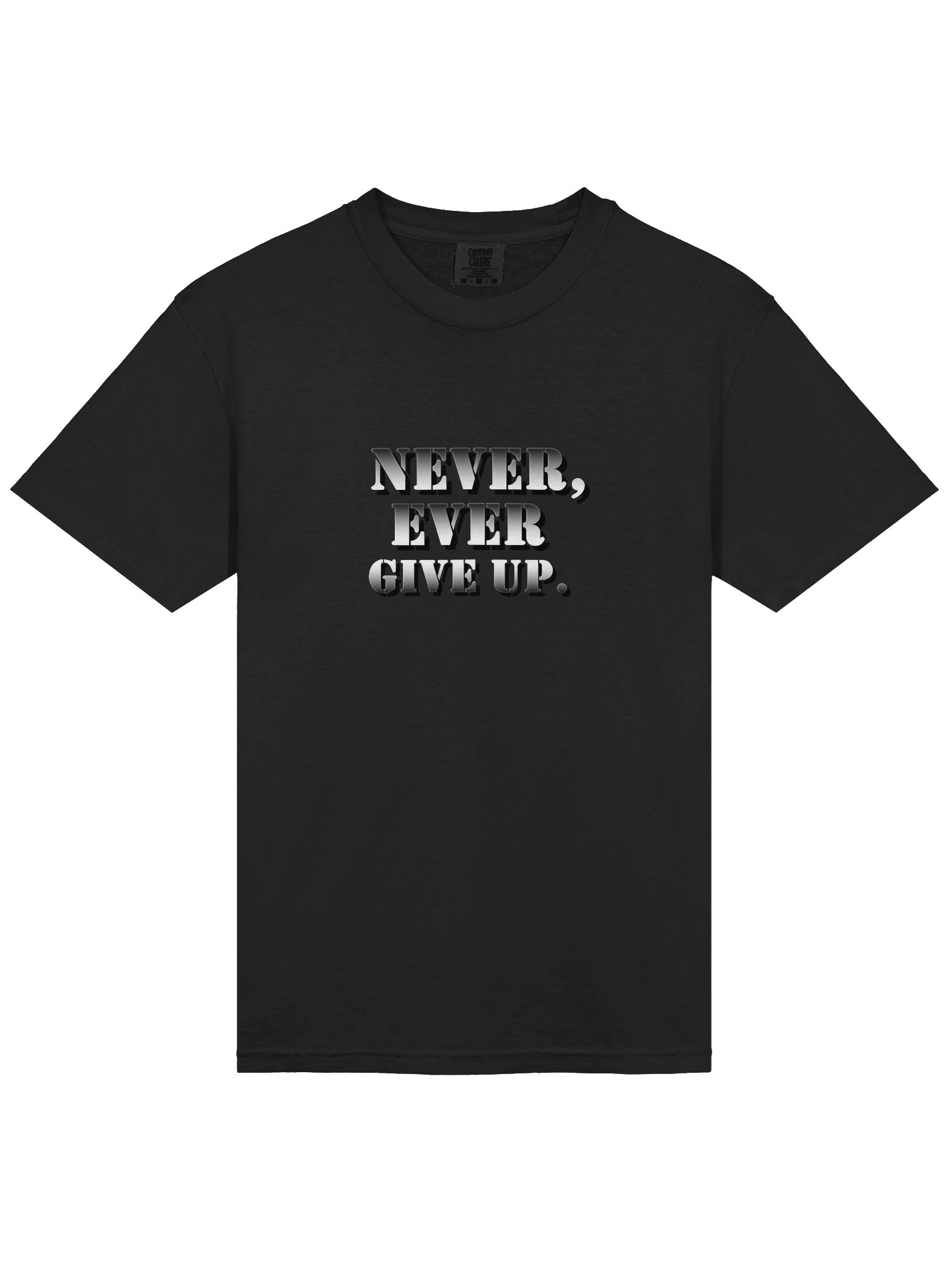 Never Give Up Bold Tee product image (26)