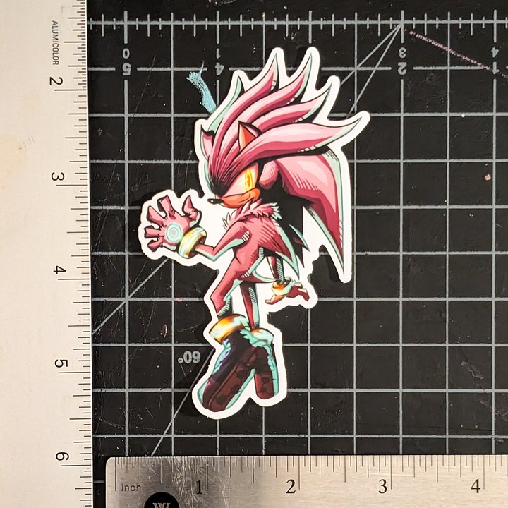 “Silver the Hedgehog” | Sonic Waterproof Vinyl Sticker product image (2)