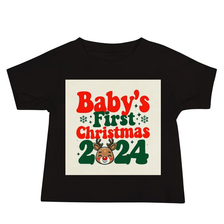 Festive Baby's First Christmas 2024 Tee product image (2)
