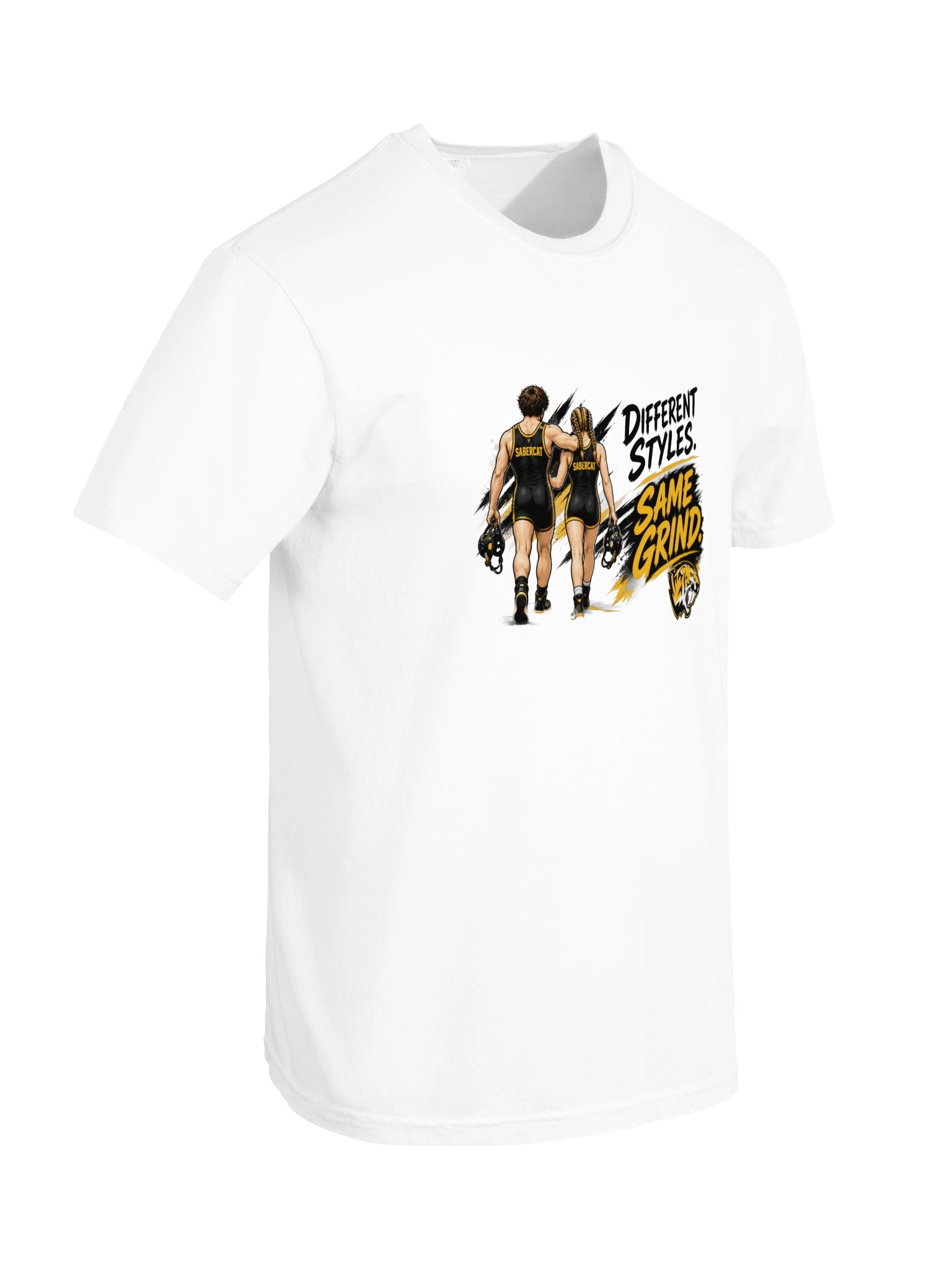 SABERCAT Same Grind Wrestling Tee product image (6)
