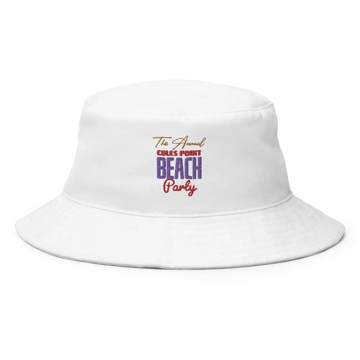 Coles Point Beach Party Embroidered Bucket Hat product image (1)