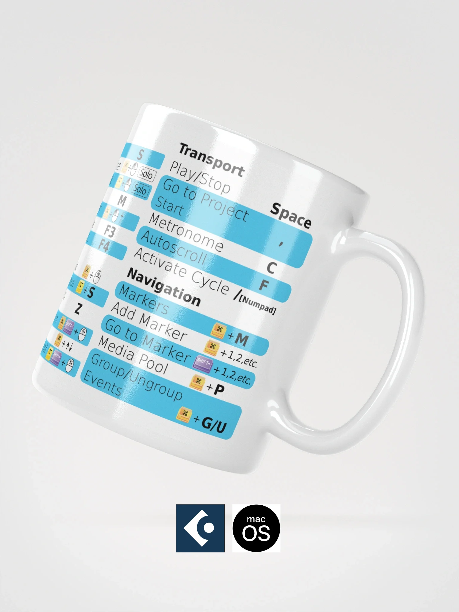 ShortCUP (keyboard shortcuts compatible with Cubase) MacOS product image (1)