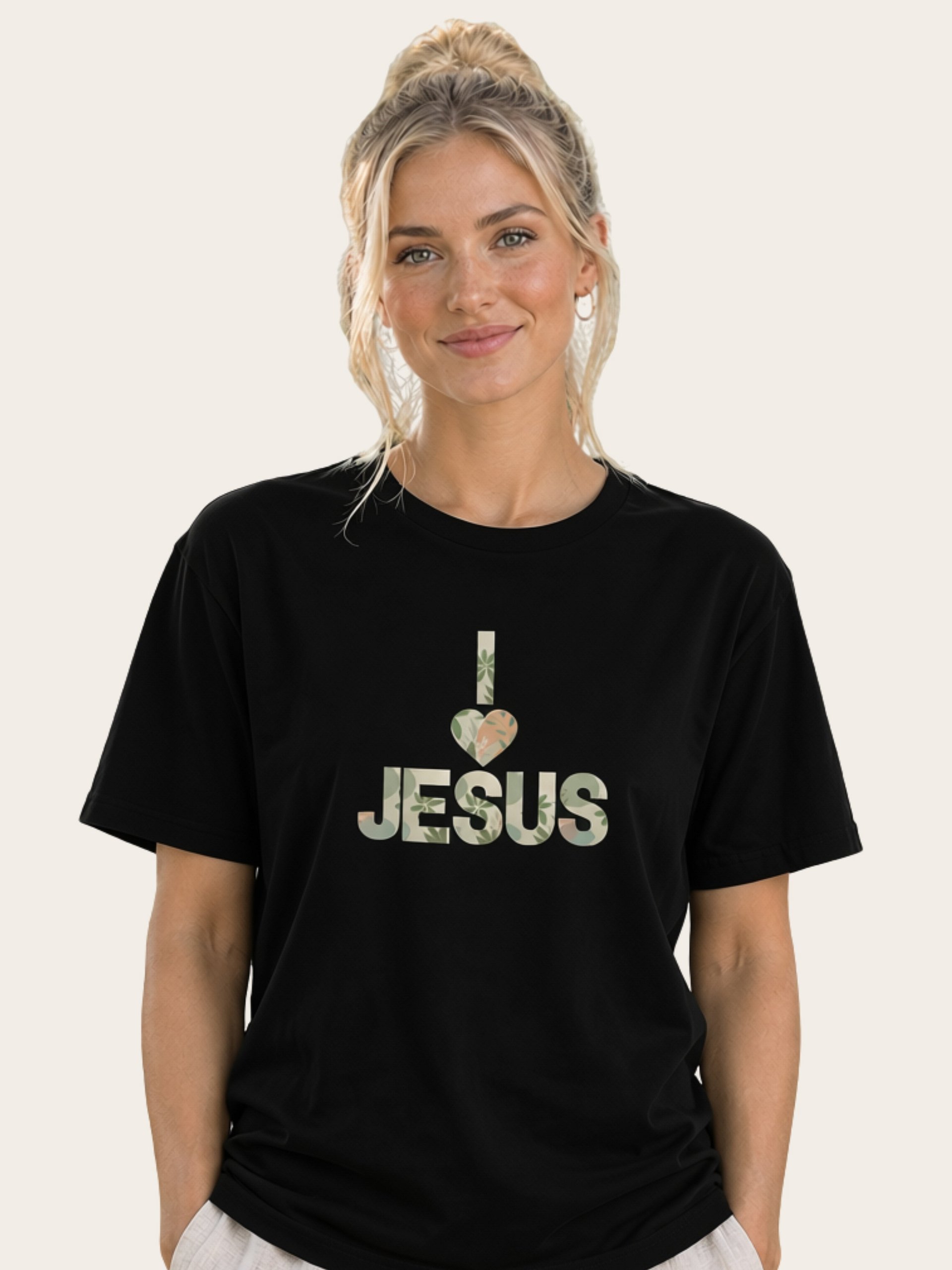 I Love Jesus Boho T-shirt product image (1)