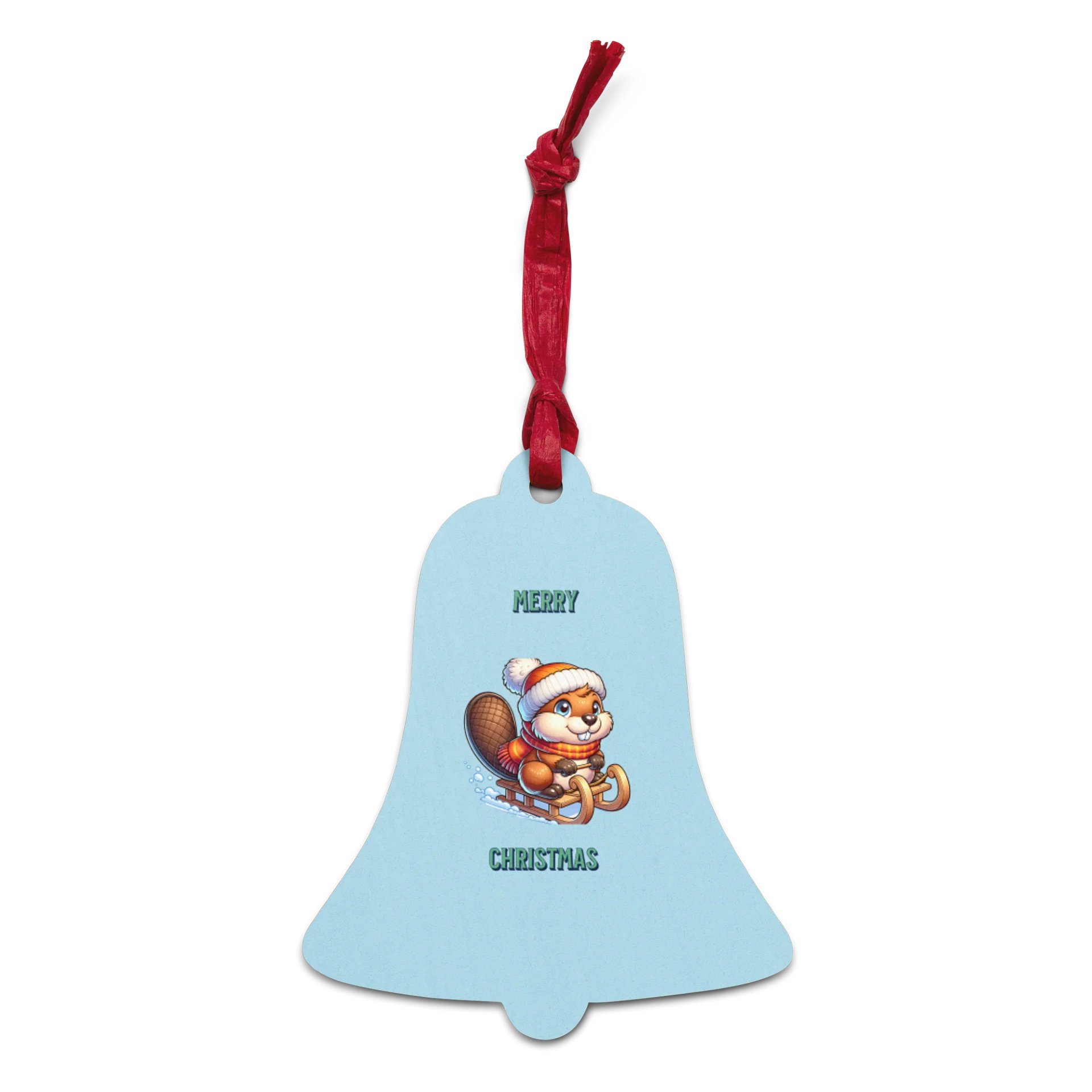Winter Wonderland Beaver Wooden Ornaments product image (6)