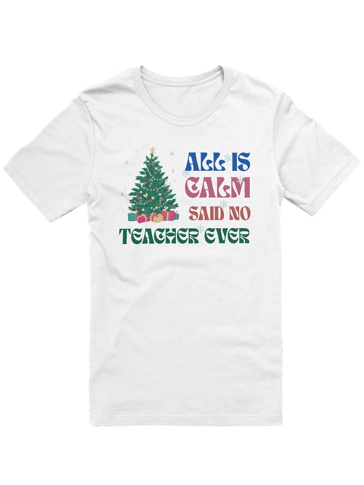 Teacher's Christmas Tree T-Shirt product image (1)