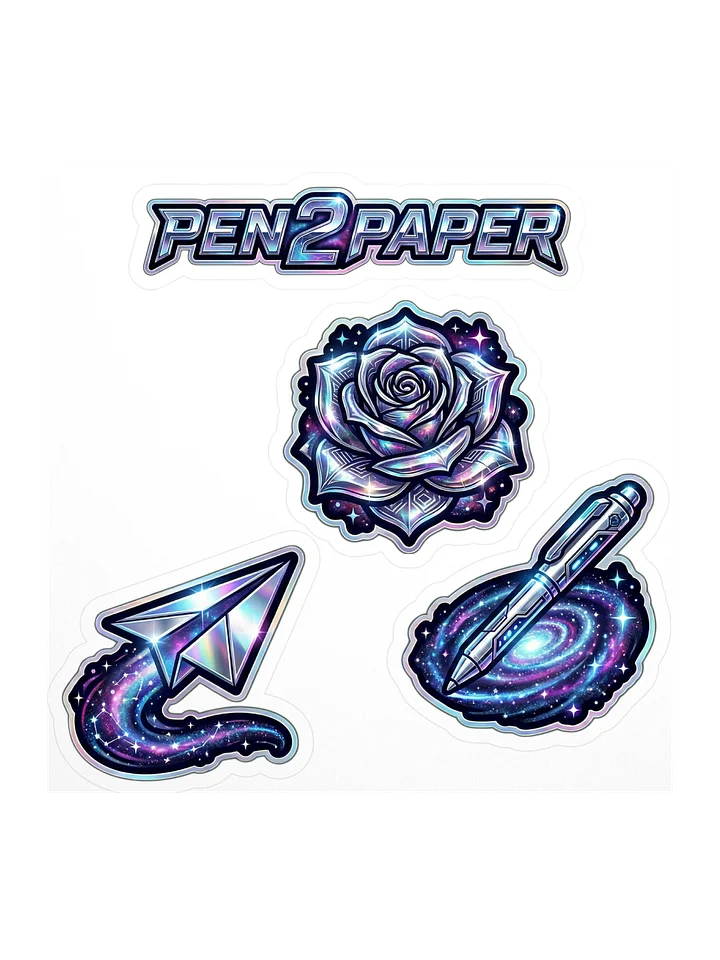 Pen 2 Paper Chrome Rose Sticker Pack product image (2)