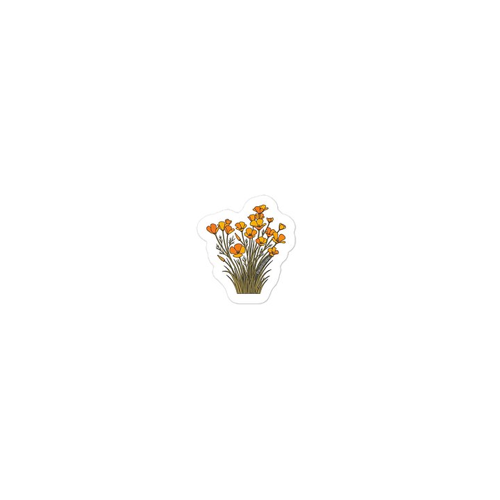 California Golden Poppies Sticker (die-cut) product image (1)