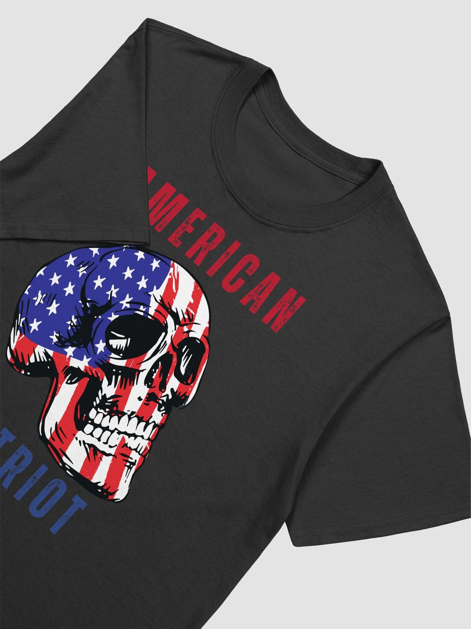 American Patriot Skull Unisex T-Shirt product image (15)