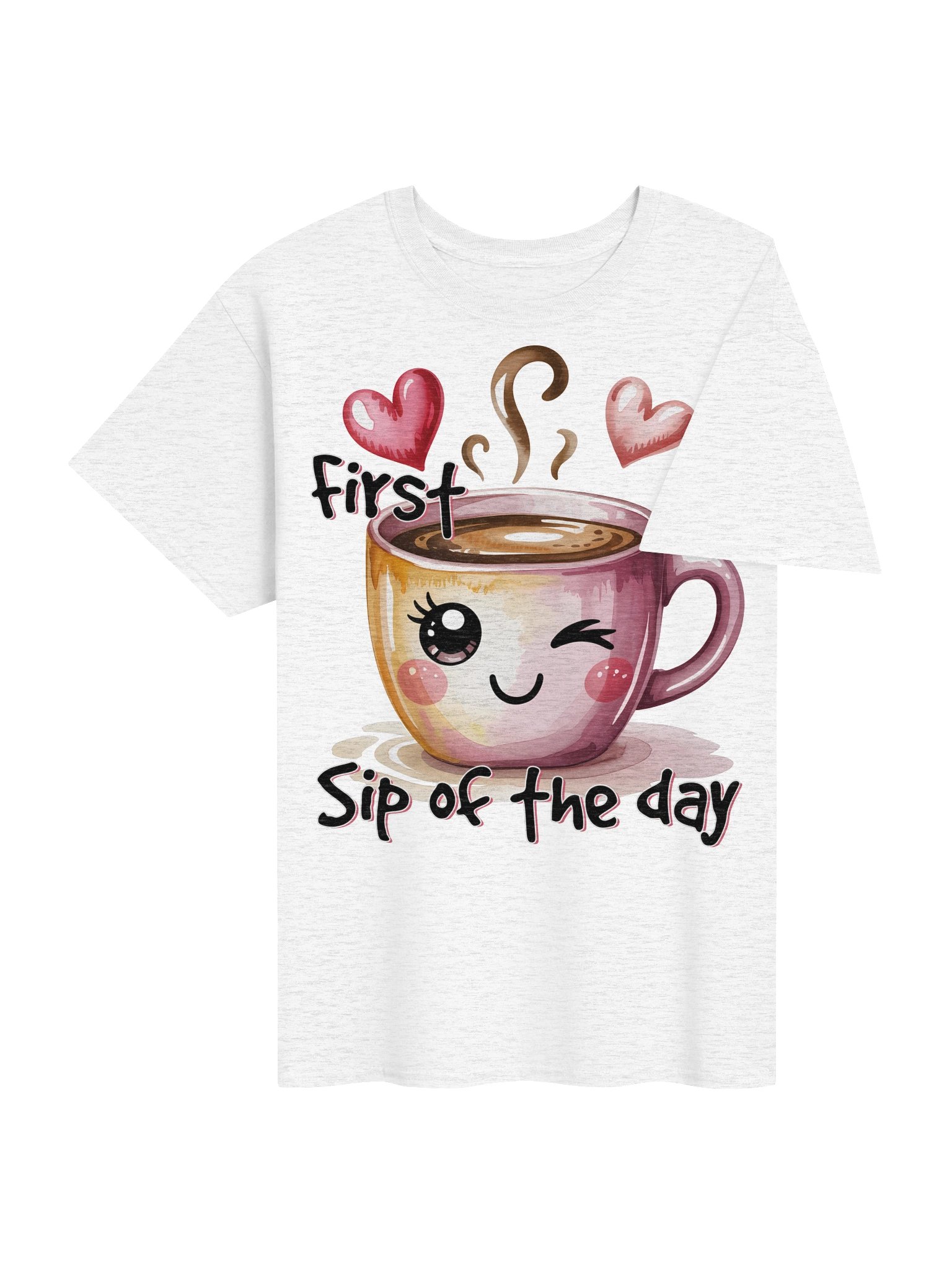 First Sip Of The Day Coffee T-Shirt product image (4)