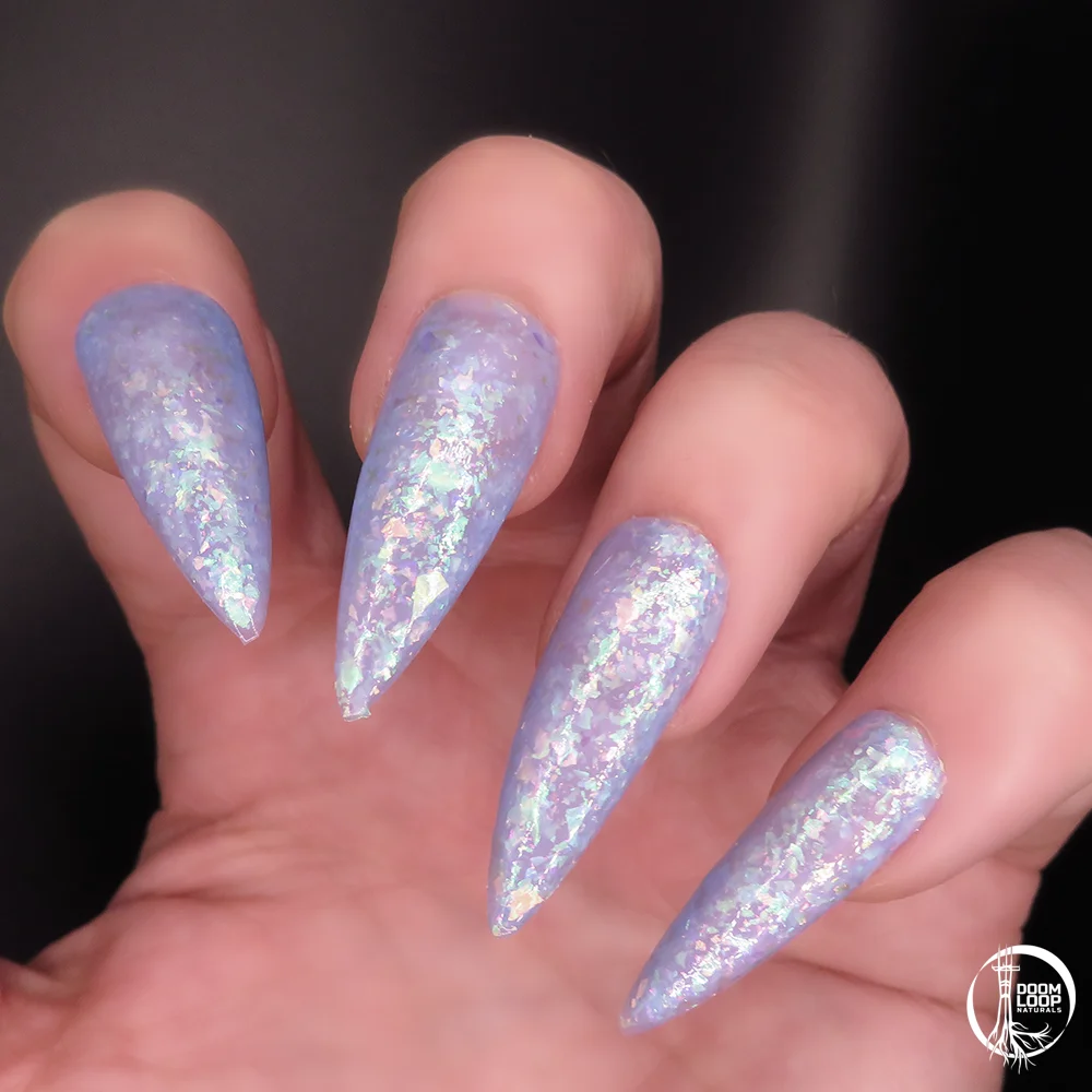 THIS FUTURE THEY FEAR - Luminous Blue Jelly Flakie Nail Polish product image (4)