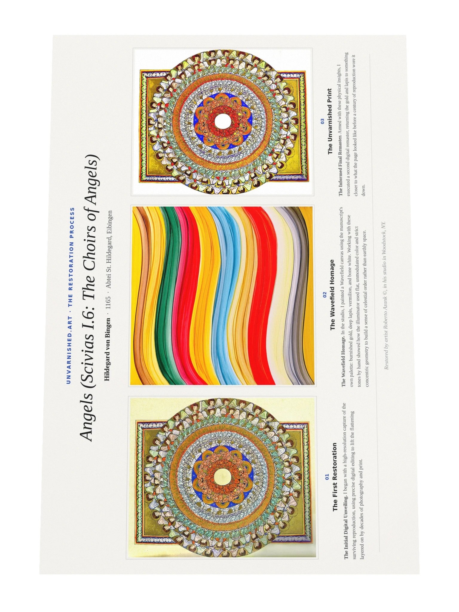Angels (Scivias I.6: The Choirs of Angels) — Process Poster product image (4)