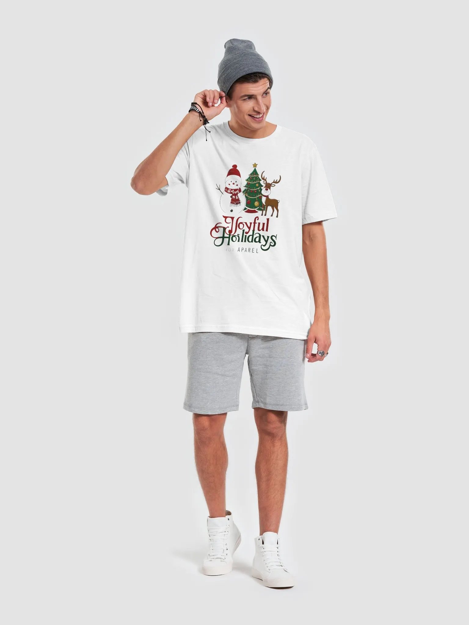 J.L & Crafted Joyful Holidays T-Shirt product image (55)