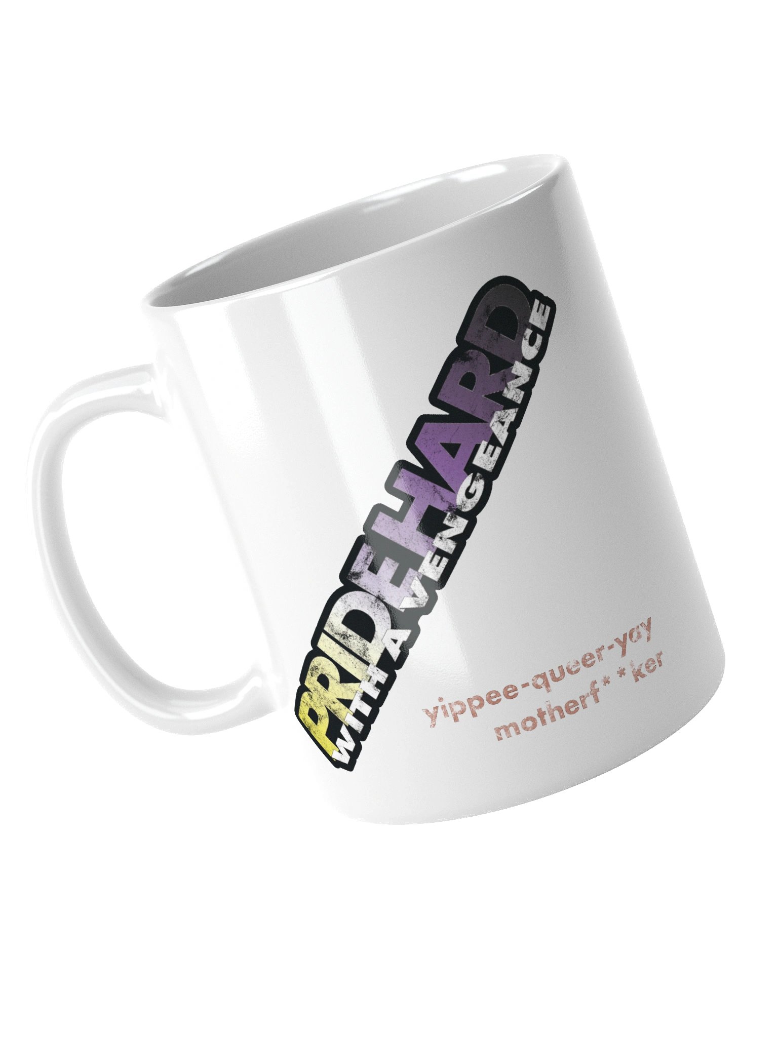 Non-binary "Pride Hard" Mug product image (4)