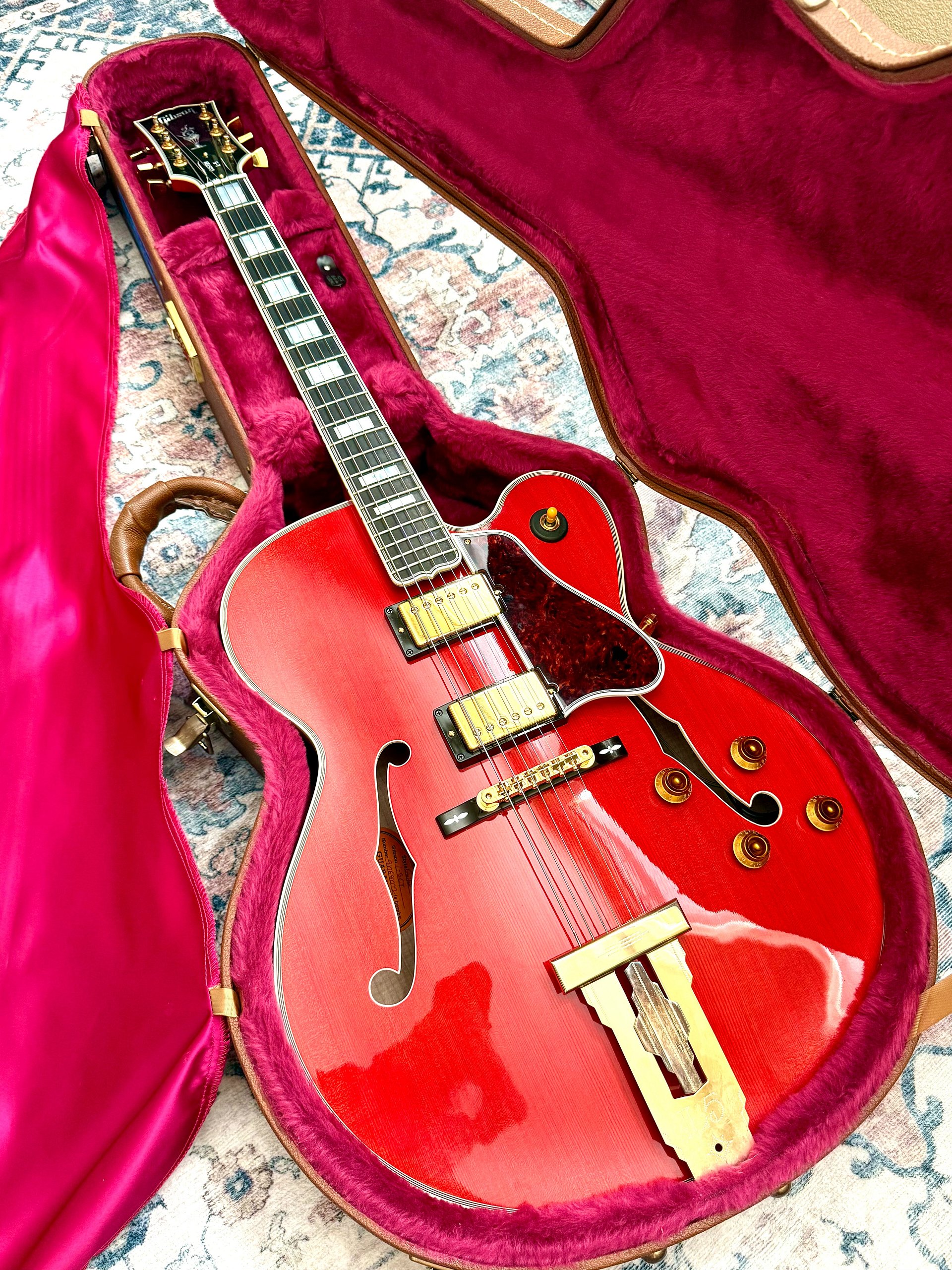 1998 Gibson L5-CT "FIGURED CHERRY RED" Custom Historic Series + OHSC product image (2)