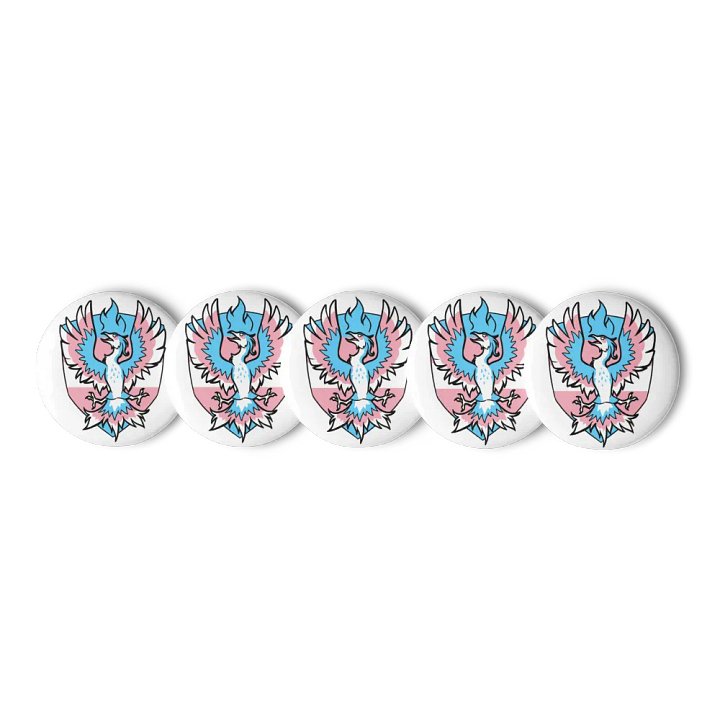 Pride Heraldry Pins: Oops! All Trans Edition product image (1)