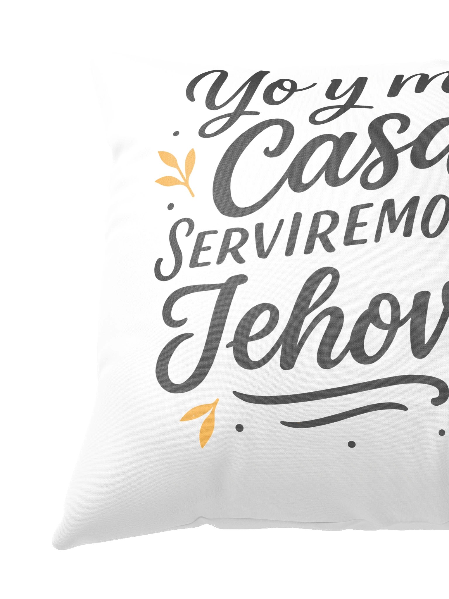 Christian Pillow (Spanish) – Joshua 24:15 “Yo y mi casa” product image (3)