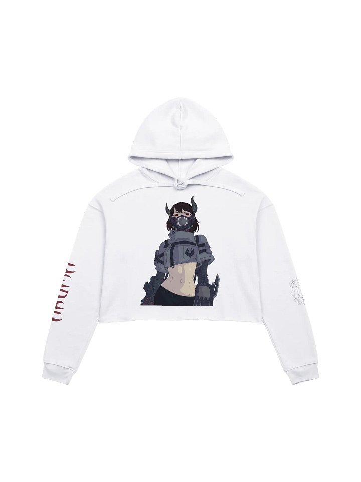 Cyber Oni Crop Hoodie product image (1)