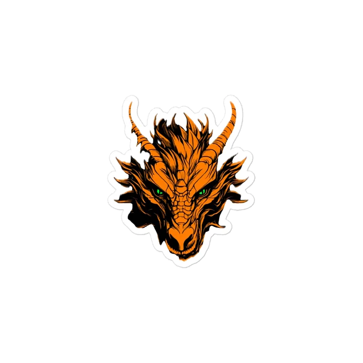 Orange Dragon Sticker product image (1)