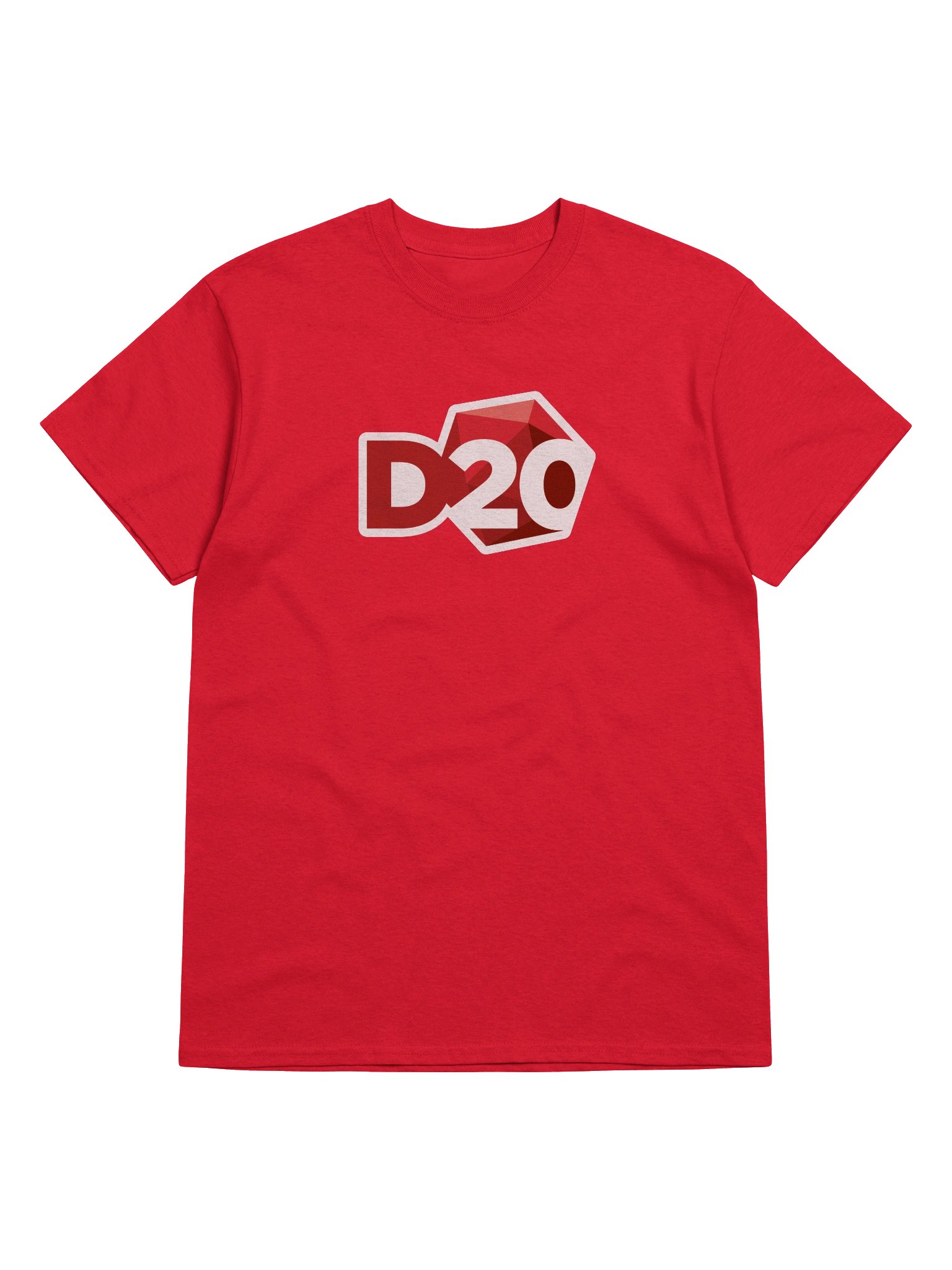 D20 - T-shirt rouge product image (5)