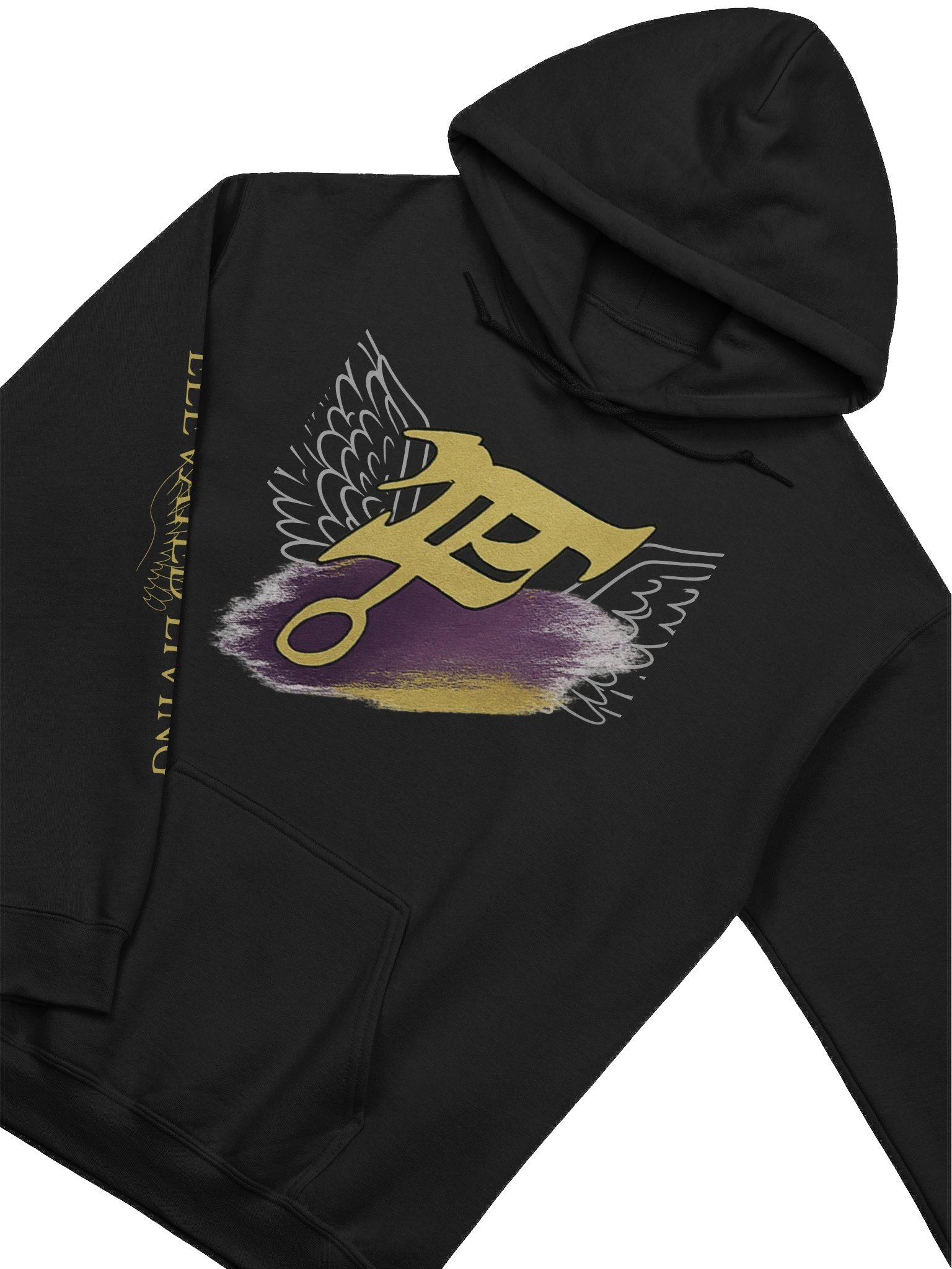 Elevated Living Hoodie – Gold Edition product image (3)