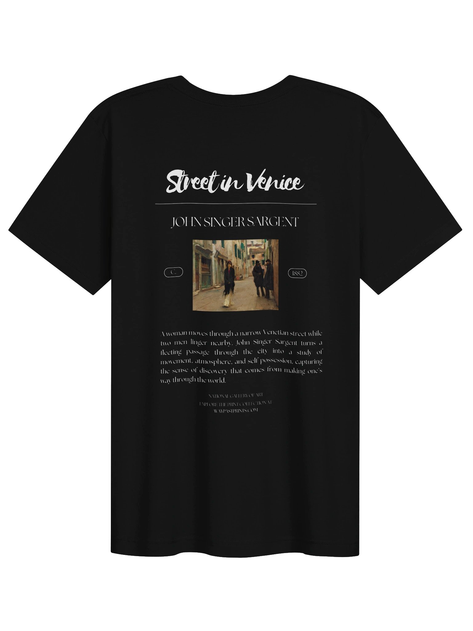 Street in Venice (John Singer Sargent) T-Shirt product image (4)