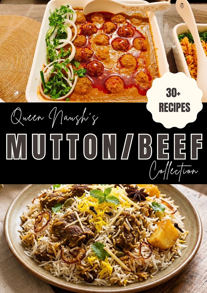 Mutton & Beef Collection by Naush – 36 Authentic Recipes Digital Cookbook product image (1)