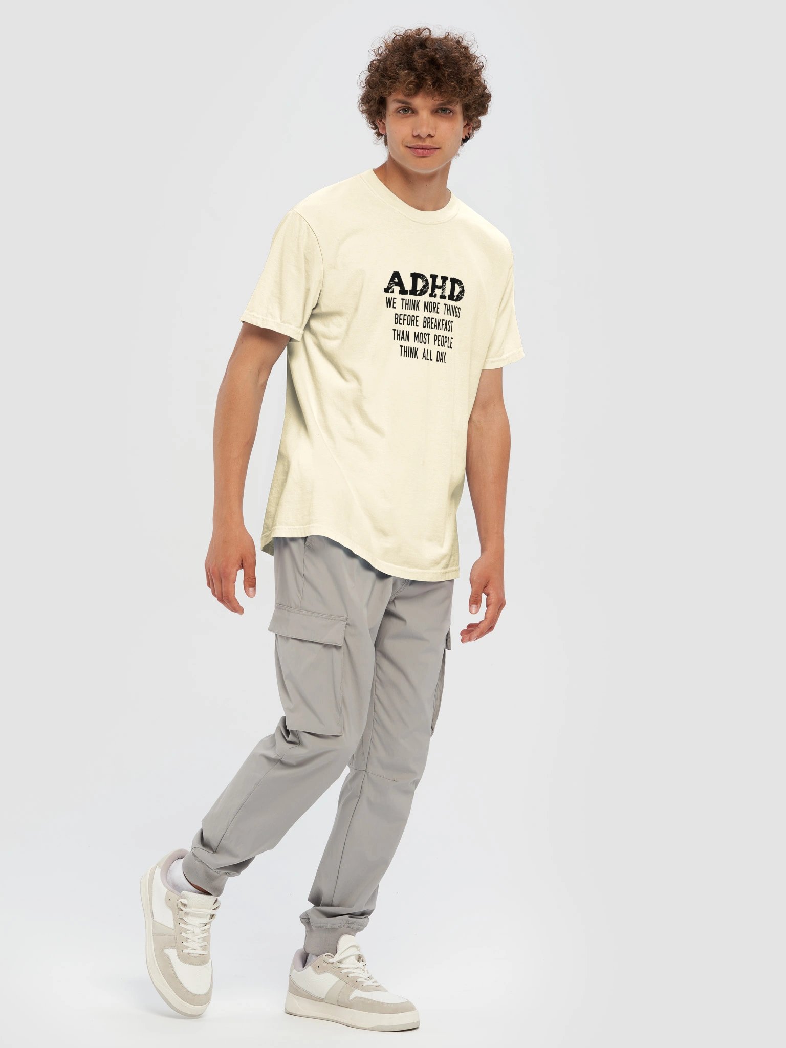 ''ADHD we think more things before breakfast' Cream product image (11)