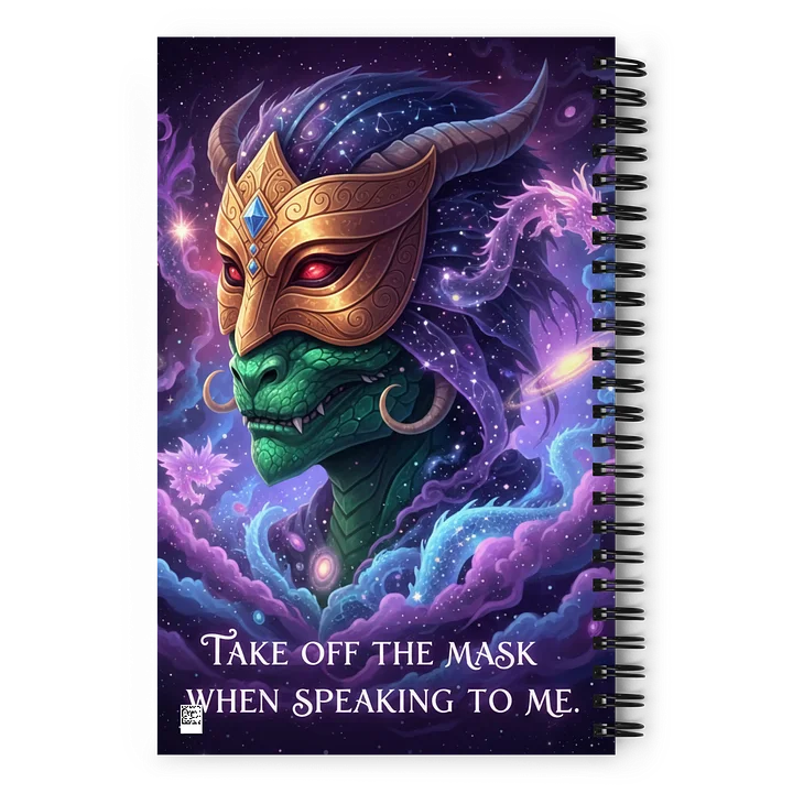 Ethereal Mask Off Spirit Spiral Notebook product image (2)