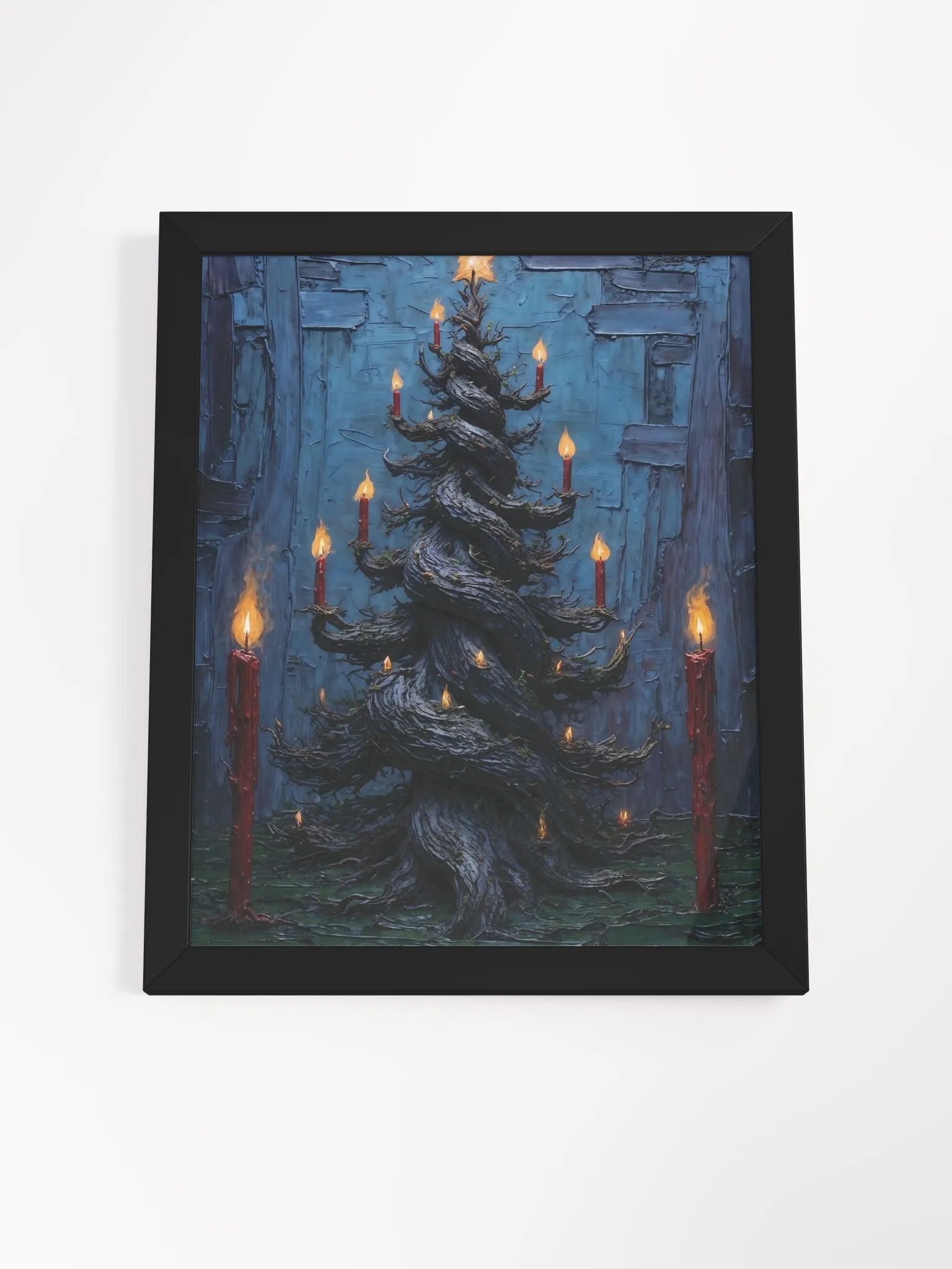Twisted Trunk Christmas Tree Framed Print product image (17)