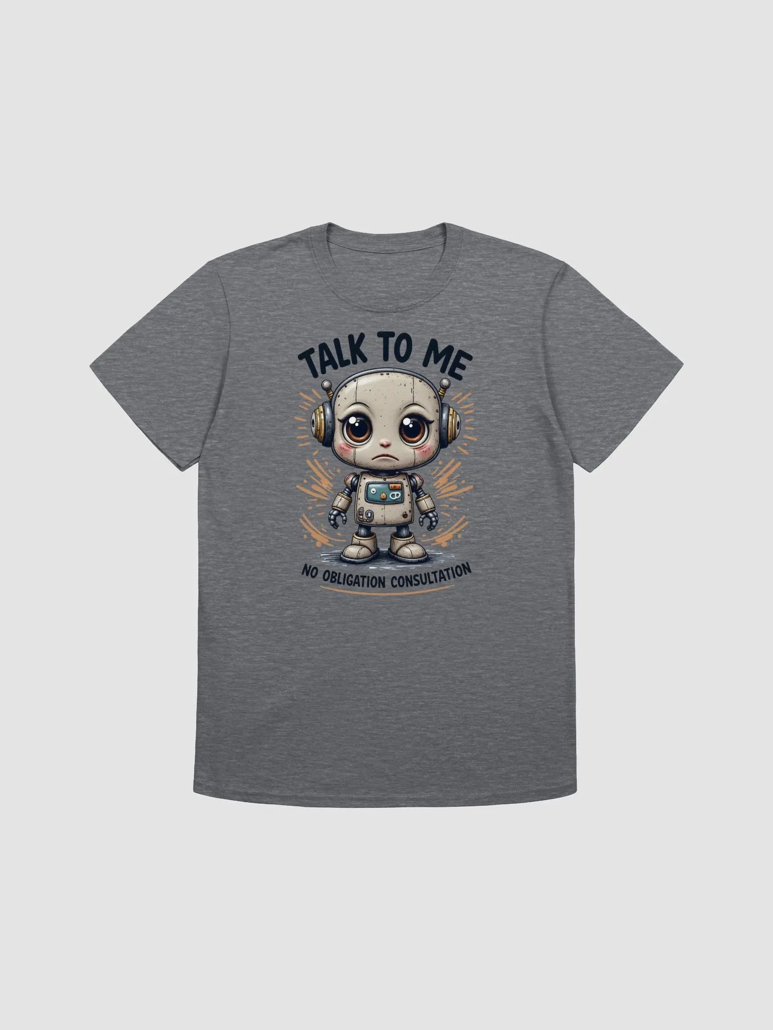 Sad Lonely Robot Consultation T-Shirt product image (2)