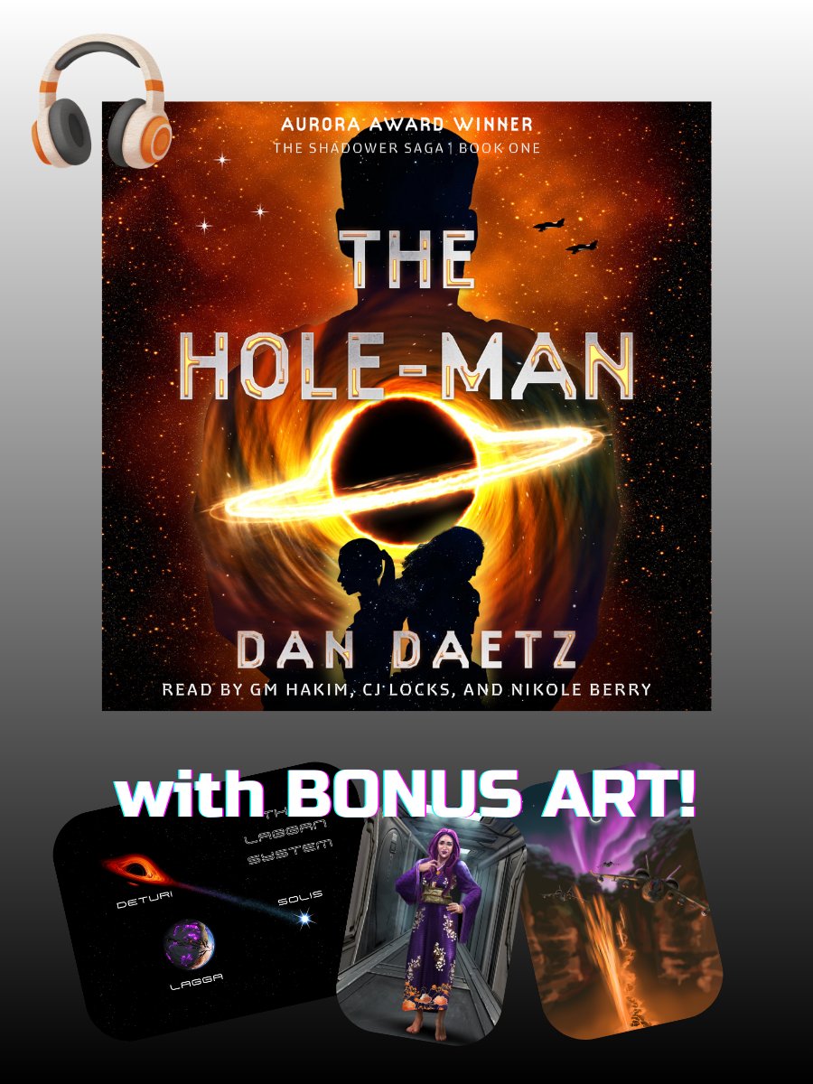 The Hole-Man audiobook + bonus art product image (1)