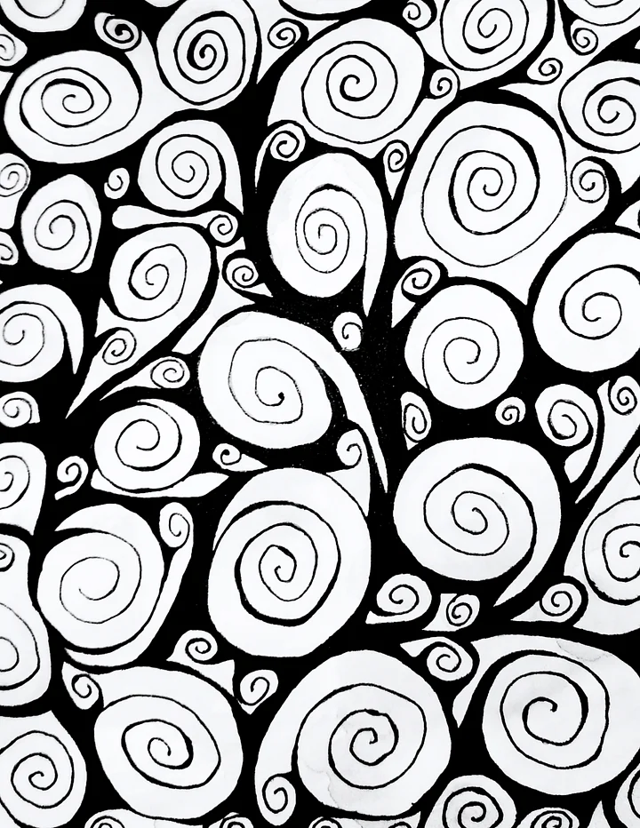 Spiral Coloring Page product image (1)