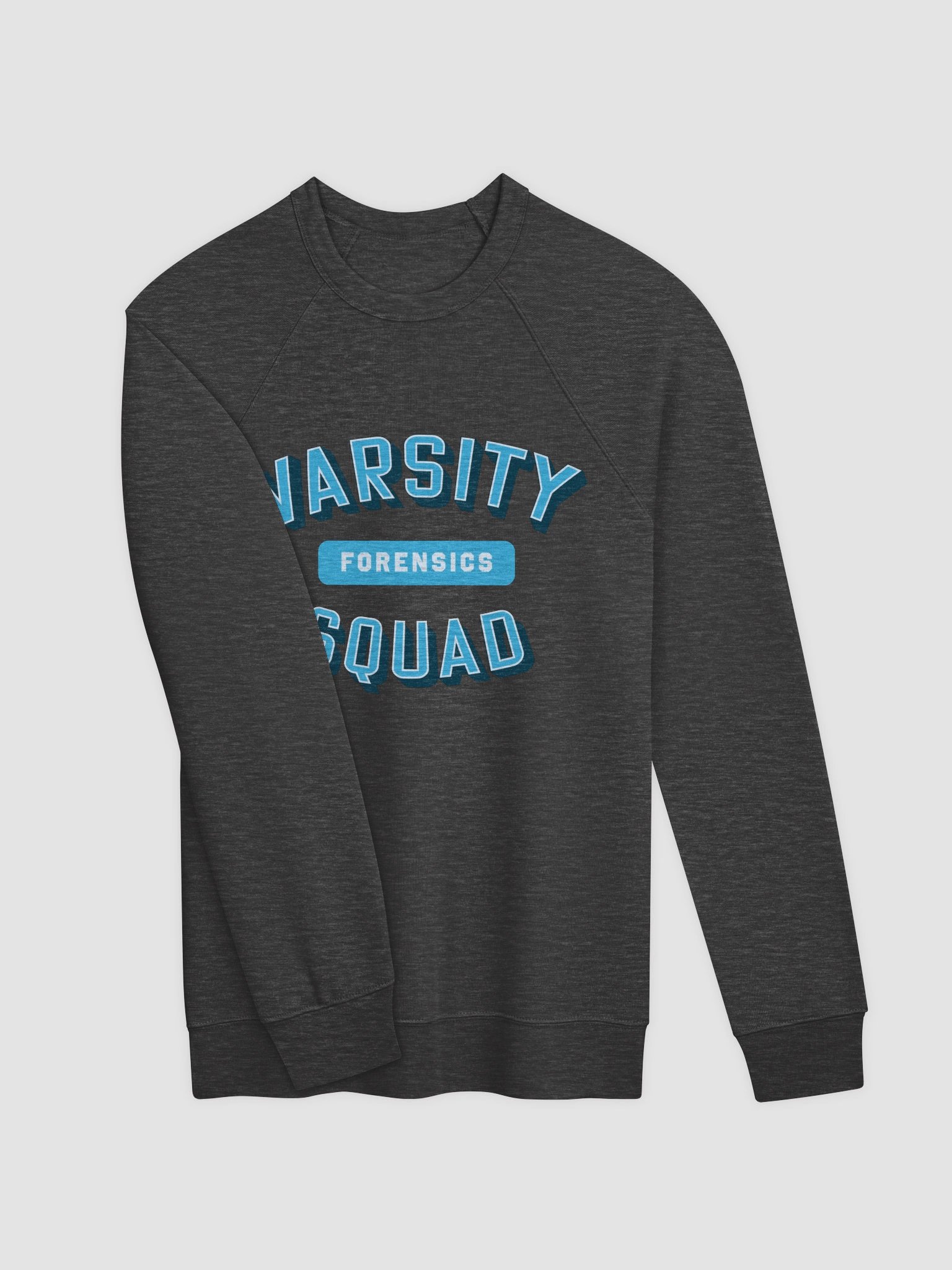 Varsity Forensics Squad Pullover Sweatshirt - Dark Grey product image (11)