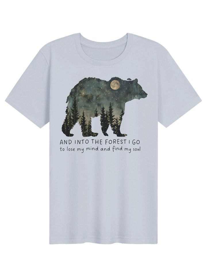Into the Forest Bear Night Sky Tee product image (16)