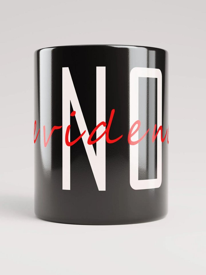 No Evidence Mug product image (1)