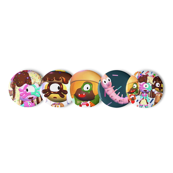 Foodmics + Shrimpy Pin Set product image (1)