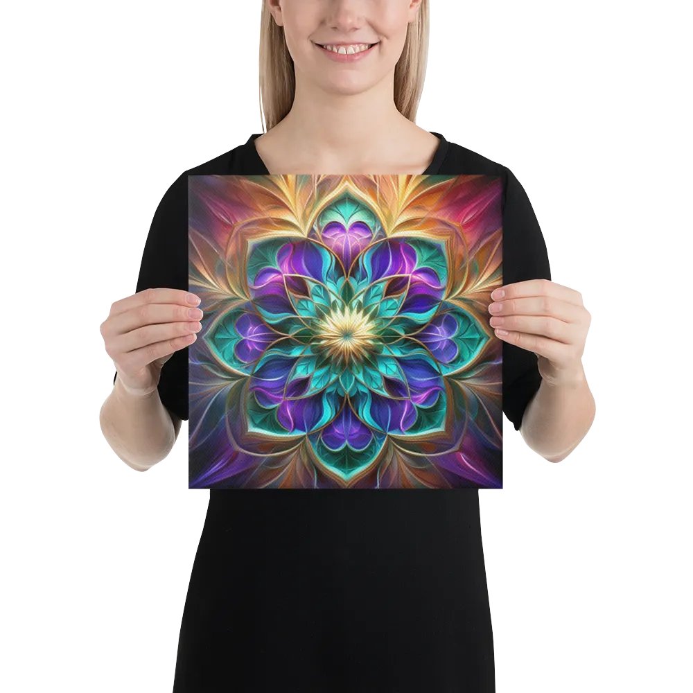 Purple Fractal Canvas Print product image (2)