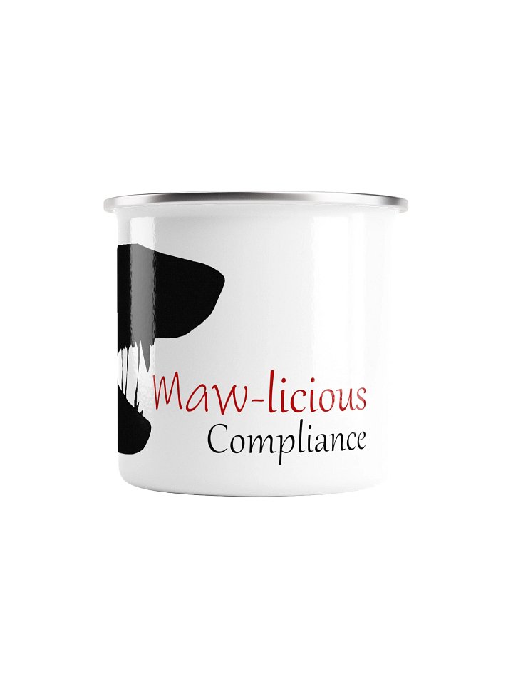 Maw-licious Compliance Enamel Mug product image (2)