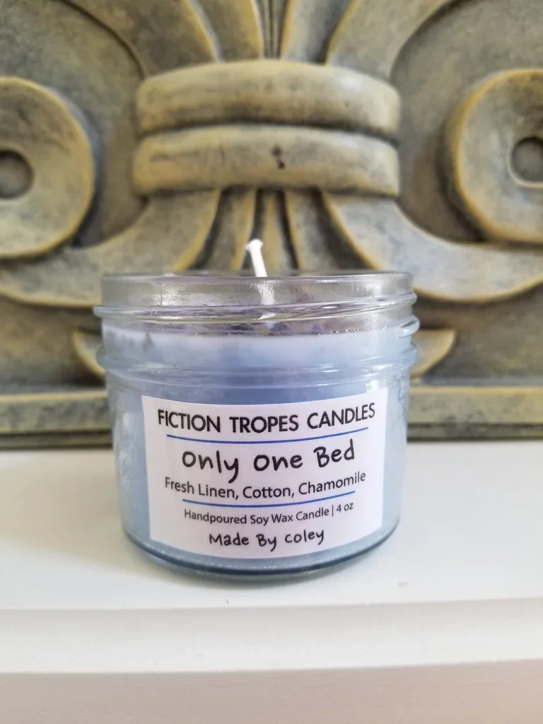 Mini Only One Bed Candle (Fiction Tropes Candles) product image (2)