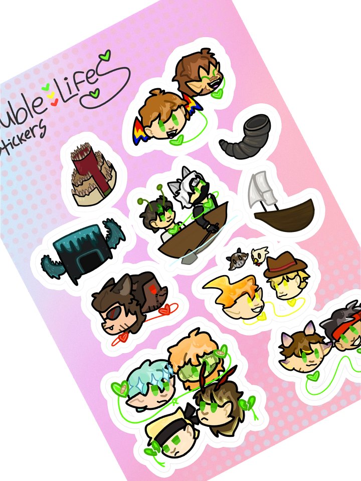 Double Life Stickers product image (1)