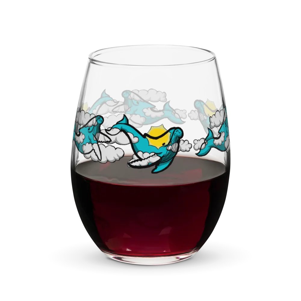 sky humpback whale stemless wine glass product image (8)