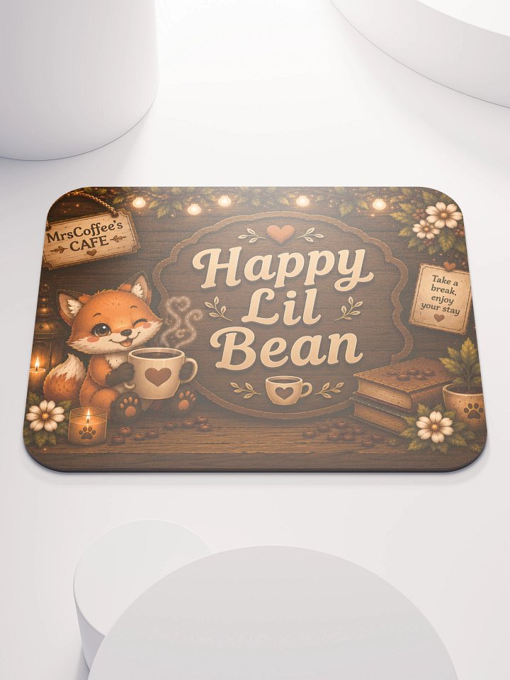 happy Lil Bean Mouse Pad product image (1)