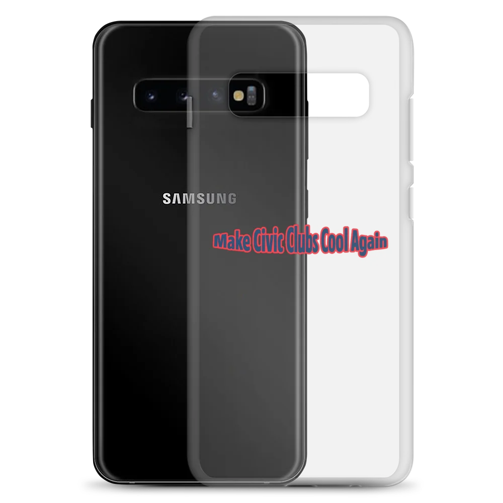 Make Civic Clubs Cool Again™ Clear & Cool Samsung® Case product image (2)