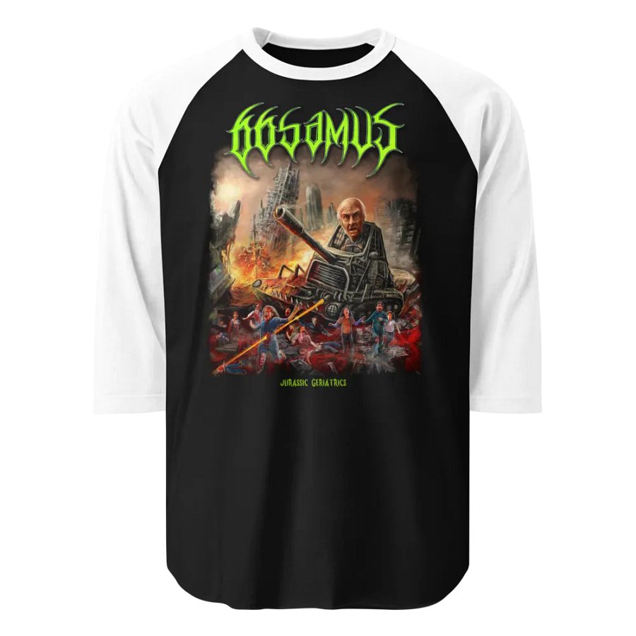 Jurassic Geriatrics raglan product image (2)