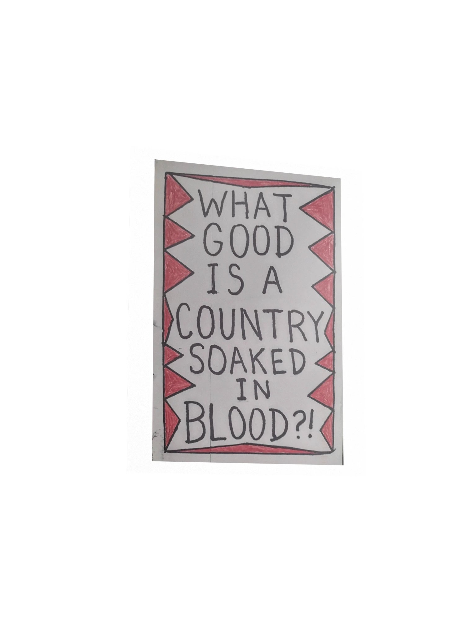 A Country Soaked In Blood Print product image (3)