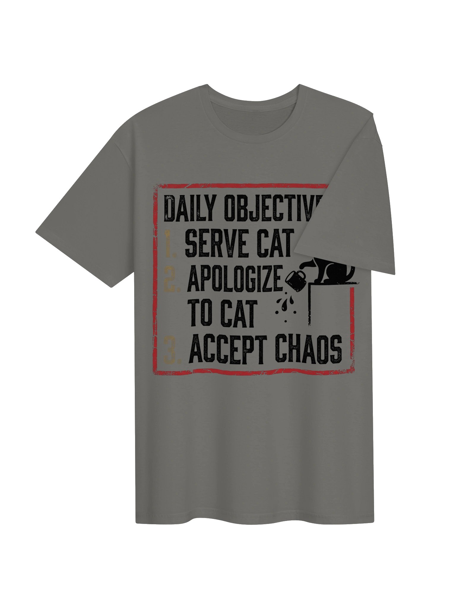 Daily Objectives Cat T-Shirt product image (27)