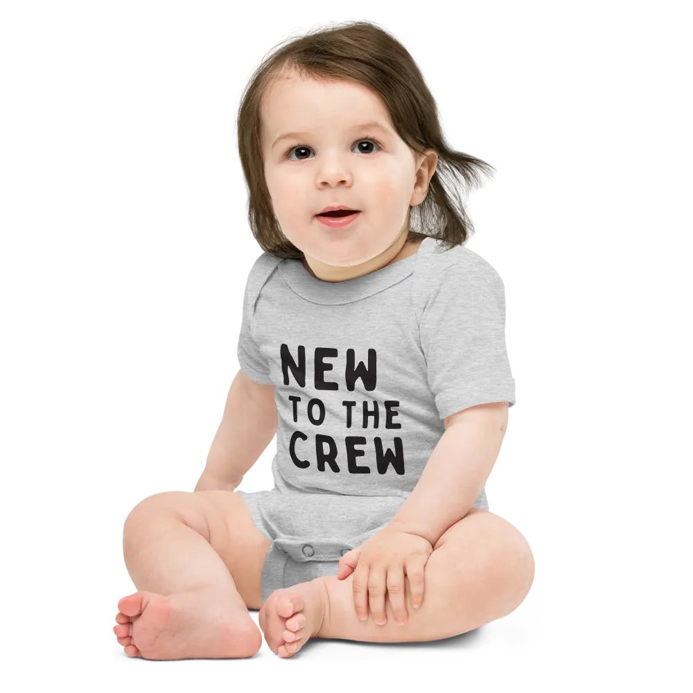 NEW TO THE CREW Baby Short Sleeve Onesie product image (2)
