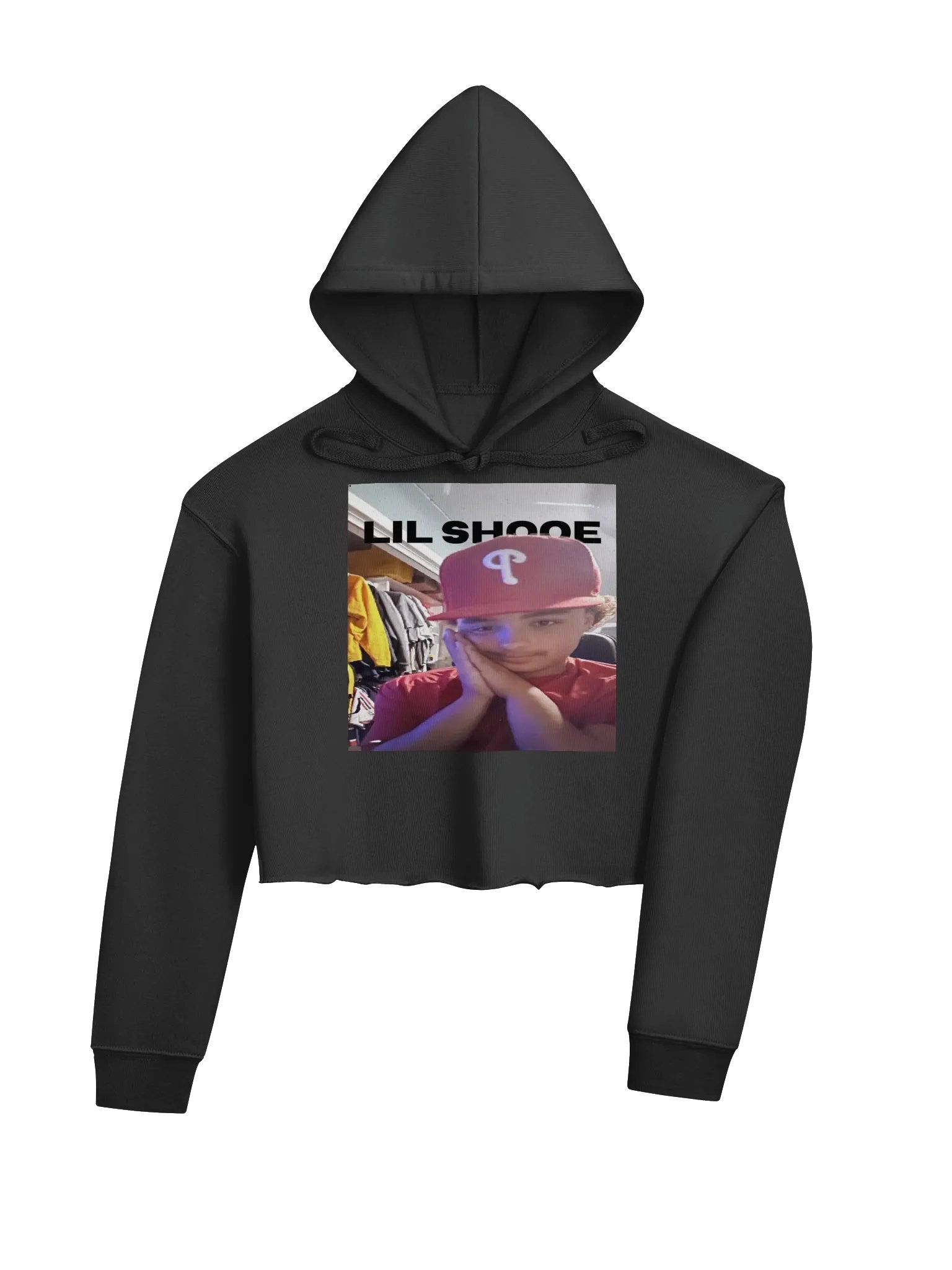 Lil Shooe Fleece Crop Hoodie product image (4)