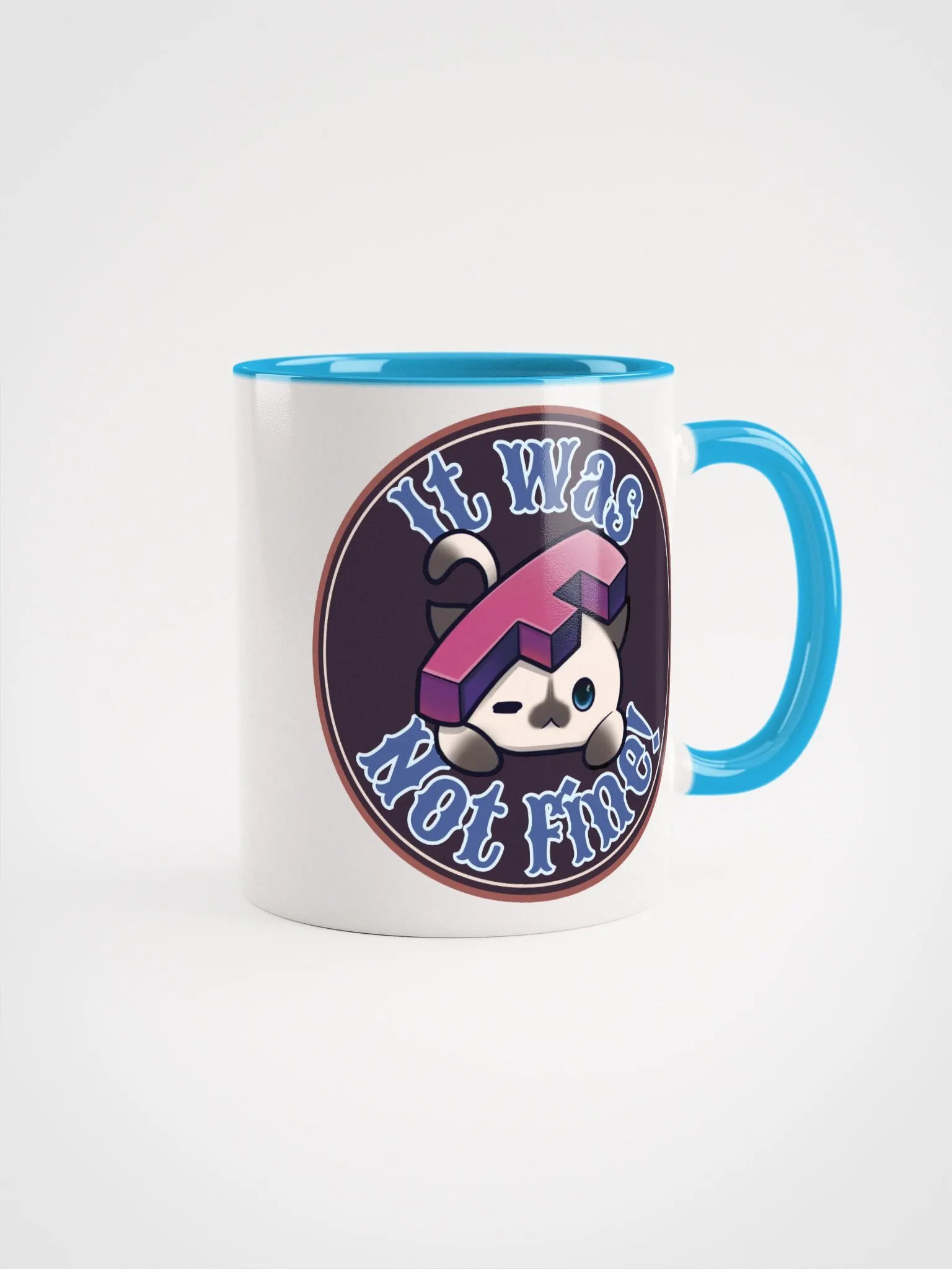 It Will Be Fine Ceramic Mug with Color Inside product image (1)