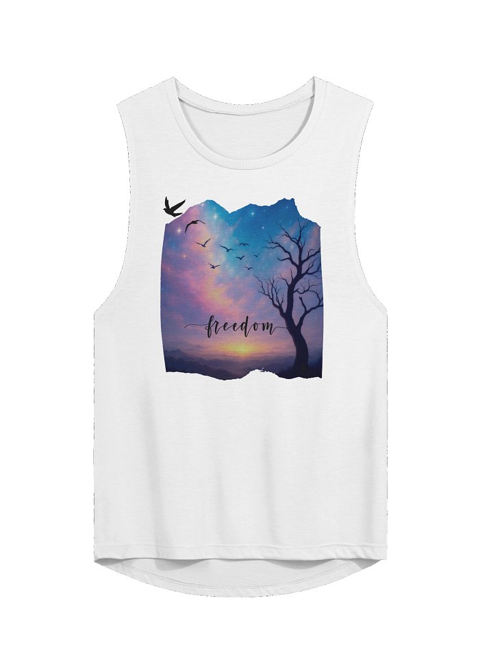 Night of Freedom, flowy muscle tank top product image (1)